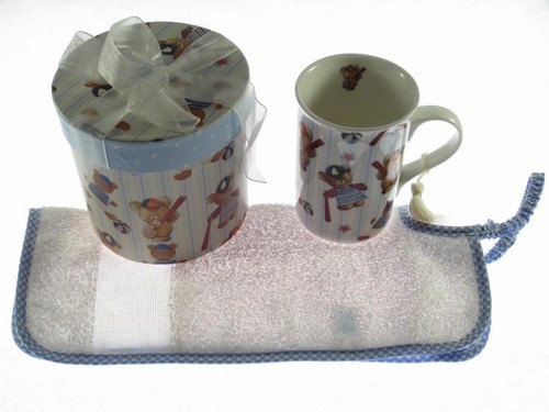 Set regalo neonato azzurro - neonato, in