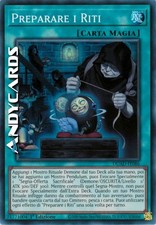 PREPARARE I RITI • (Readying Of Rites) • Super R • DUAD IT086 • 1Ed • Yugioh!