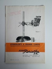 Libretto D'Istruzione Stereolenti a grande campo Fratelli Koristka 