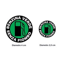 KIT COPPIA ADESIVI BENZINA