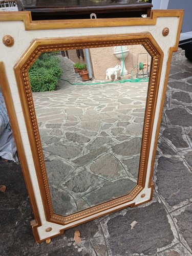 Specchiera legno laccata con - specchiera,