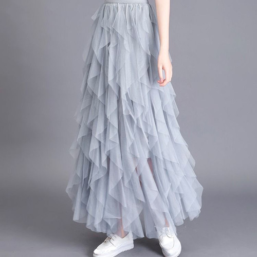 Gonna donna tulle rete