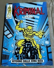 KRIMINAL n.1 MAX GRAPHIC NOVEL Ritorno dalla Zona Buia  Magnus  MBP 2004  OTTIMO
