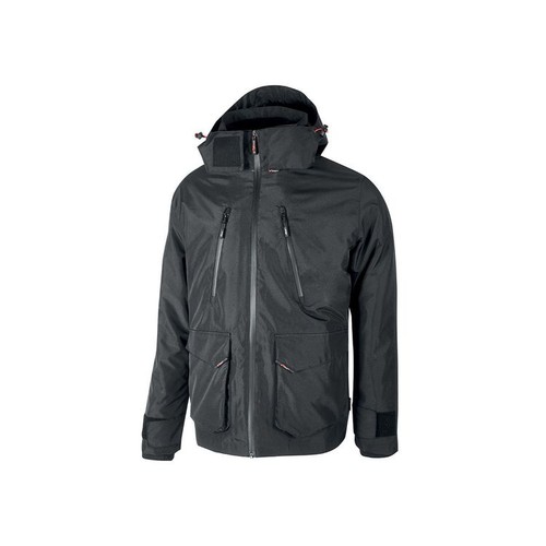 Parka giacca imbottito grigio - giacca,