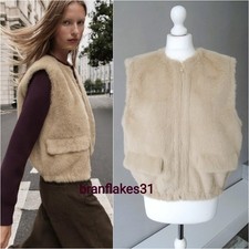 ZARA NUOVO GILET IN PELLICCIA