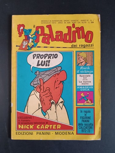 Fumetto paladino dei - paladino,