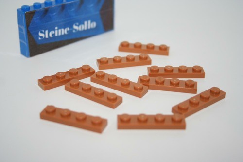 Lego 10x 1x4 platte - 1x4,