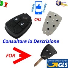 RICAMBIO Telecomando GUSCIO MEMBRANA CH1 2 TASTI per CHRYSLER