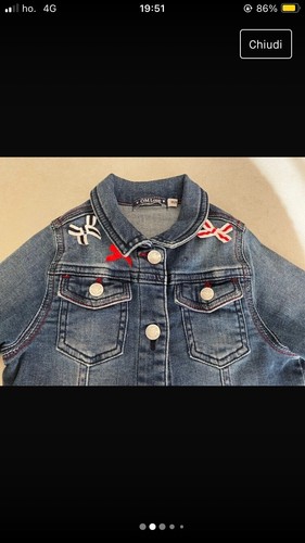 Giubbotto jeans neonata