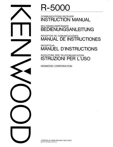 Kenwood 5000 receiver owners - kenwood,