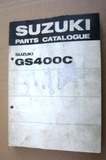 Suzuki GS400 B Parts Catalogue