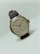 Rara cassa vintage Movado carica manuale - François Borgel FB - quadrante bicolore - 1940