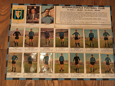 SCHEDA INTER - CALCIATORI PATUZZI 1965 1966 ORIGINALE RARO! - COMPLETA