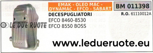 61110012a marmitta scarico - 61110012a,