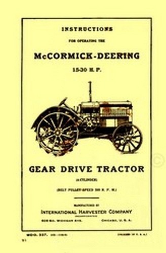 Mccormick deering gear - gear, 15-30