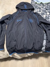 tuta napoli 2023-24 Taglia L Con Cappuccio Tessuto Microfibra