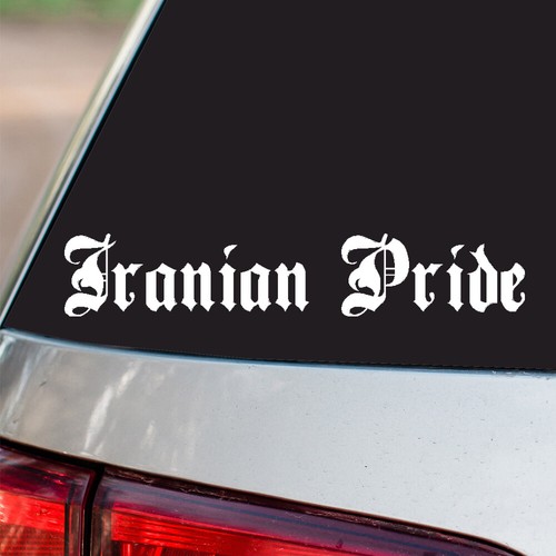 Adesivo vinile iranian pride - iranian,