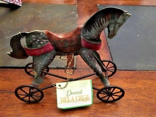 Statuina cavallo dondolo - a,