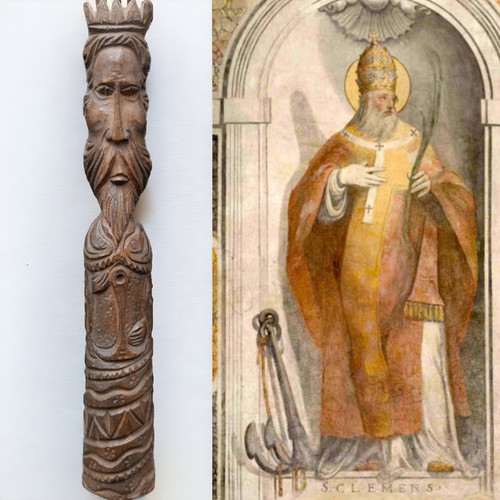 San clemente antica - clemente, scultura