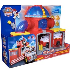 Paw Patrol Fire Rescue Stazione dei Pompieri con Personaggio Marshall Luci e Suo