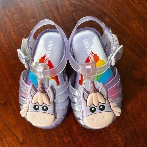 Mini sandali viola - , unicorno