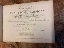 Armonia Pratica di Clementi per Organo e Pianoforte Forte Volume 1