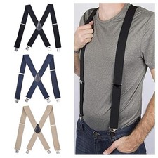 bretelle elastiche casual uomo