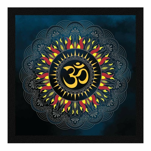 Namah shivaya incorniciato - om,