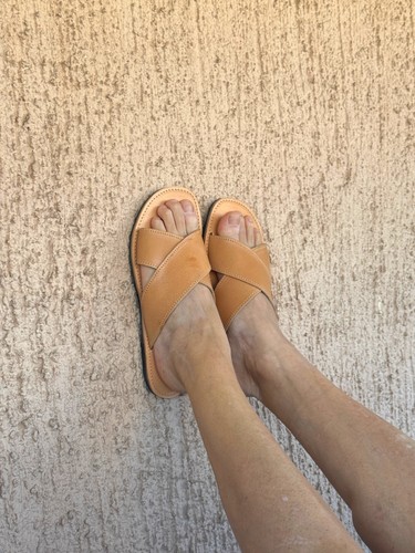 Sandali pelle boho - pelle, e