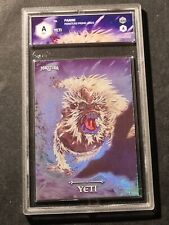 YETI - MONSTERS - PANINI - DARIO MOCCIA - HOLO CARD - GRAAD - NO PSA BGS