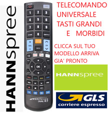 TELECOMANDO UNIVERSALE HANNSPRE; CLICCA SUL TUO MODELLO LO RICEVERAI GIA' PRONTO