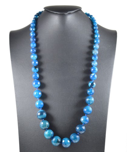 Collana scalare agata blu - collana,