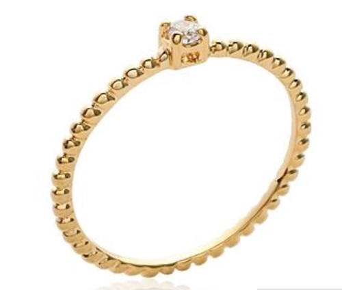 Anello fedina zirconio - anello,