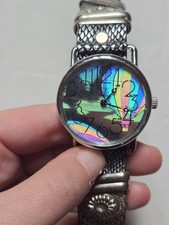 Orologio Vintage Automatico Manuale A Corda Anni 80 Argentato Da Sistemare 