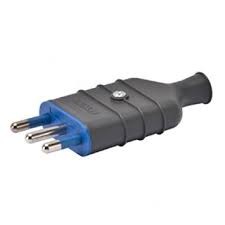 Spina Elettrica 16a 2p+t Nera