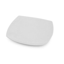 Piatto da portata quadrato bianco in ceramica modello Tokyo Saturnia cm. 31