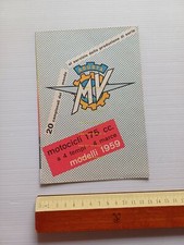 MV AGUSTA 175 CSTA - 175 CSTL 1959 depliant italiano originale