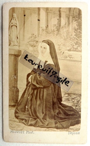 Cdv photo bernadette - cdv,