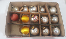 ASSORTIMENTO ADDOBBI PALLE DI NATALE VINTAGE