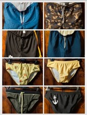 Costumi Da Bagno, Lotto Da 8 Pezzi (Slip E Pantaloncini)