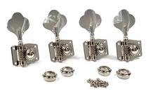 Testine originali Fender Squier J P PJ Jag Bass NICKEL TUNING KEYS macchina chitarra