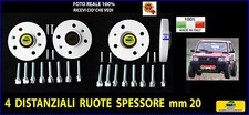  Distanziali Ruote mm.20 per Panda 141 141A  4 distanziali  kit con bulloni set 
