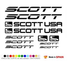 11 Pegatinas Vinilo SCOTT USA