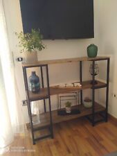 Due consolle legno e ferro  per ingresso o salotto 