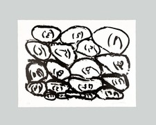 Jannis KOUNELLIS - "Senza titolo", 1999 - Litografia, 59,5 x 80,5 cm