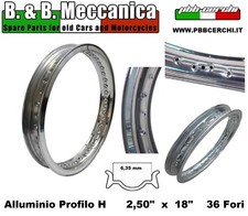 CERCHIO IN ALLUMINIO BORDO H