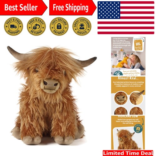 Peluche mucca highland - peluche,
