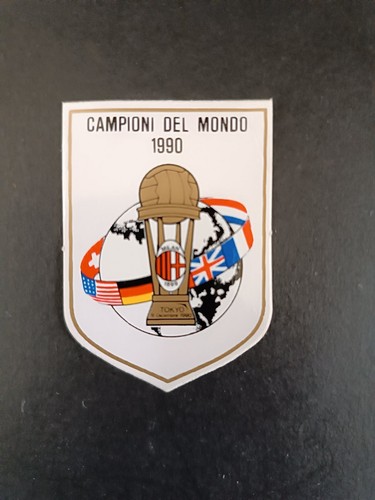 Adesivo milan campioni - milan, del