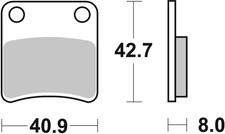 SBS Brake Pads Front For HONDA