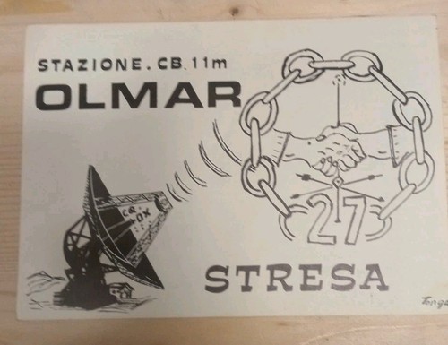 Cartolina card stazione - stazione, cb